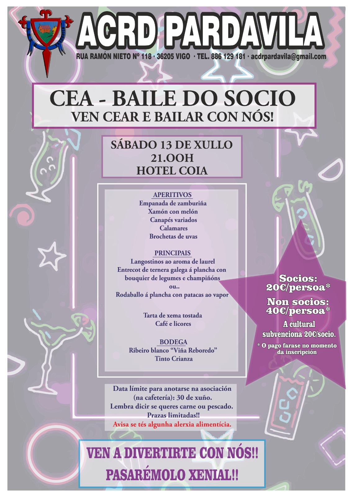 Cea – Baile do Socio