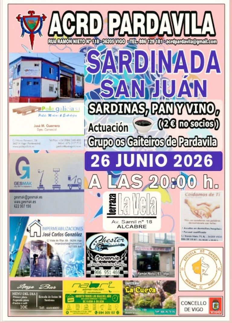 Sardiñada Xan Xoan 2026